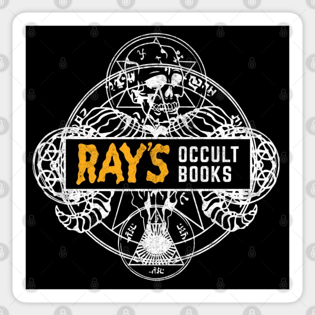 Ray's Occult Books - vintage logo Sticker by BodinStreet